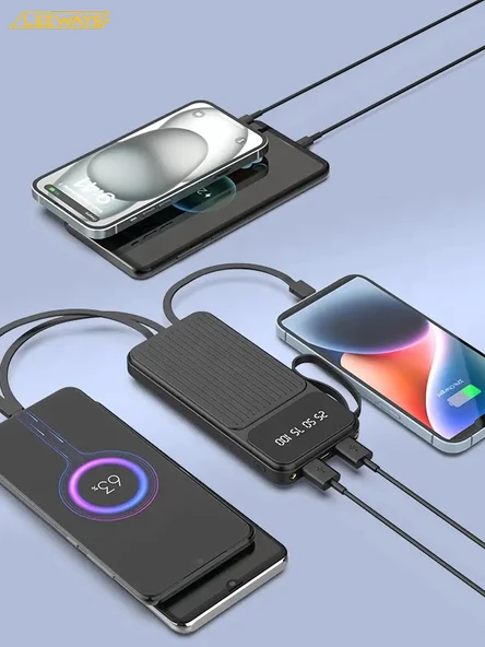 10.000 mAh Kendinden USB'li LED Aydınlatmalı Powerbank - 5