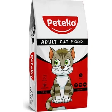 Peteko Gurme Yetişkin Kedi Maması 15 kg