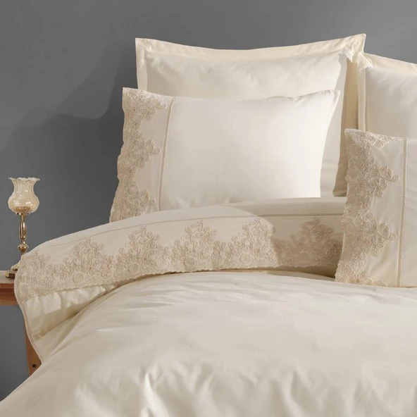 Clasy Çift Kişilik Butik Uyku Seti Osela V2 Ekru - 2