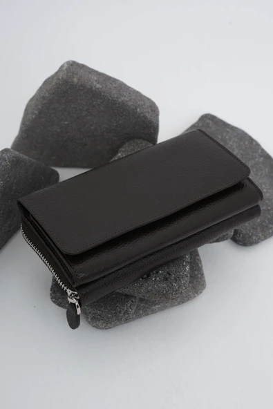 Kadın Deri Cüzdan Kahverengi 213511 - 6