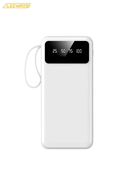 10000 mAh Göstergeli Kendinden USB'li Powerbank Taşınabilir Şarj Cihazı - 3