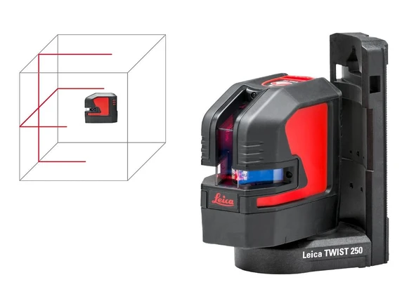 LEICA LINO L2s Çapraz Çizgili Kırmızı Lazer Terazi - 8