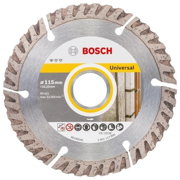 BOSCH Universal Hızlı Kesim İçin Elmas Testere 115 mm - 2