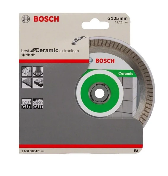 BOSCH Porselen-Seramik İçin Elmas Testere 125 mm (Temiz Kesim İçin) - 5