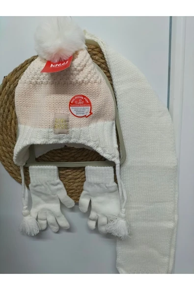 Kitti Atkı Bere Eldiven Takımı 3 Lü Set