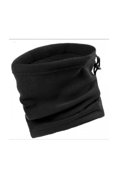 Fatih Unisex Siyah Çok Amaçlı Kışlık Polar Boyunluk Bere - 1