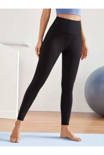 LOCHAL Compressive Siyah Toparlayıcı Extra Yüksek Bel  Dalgıç Spor Tayt