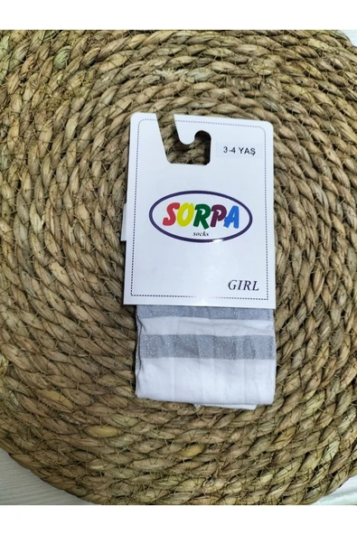 sorpa 2 Adet Çocuk Mikro Desenli Külotlu Çorap
