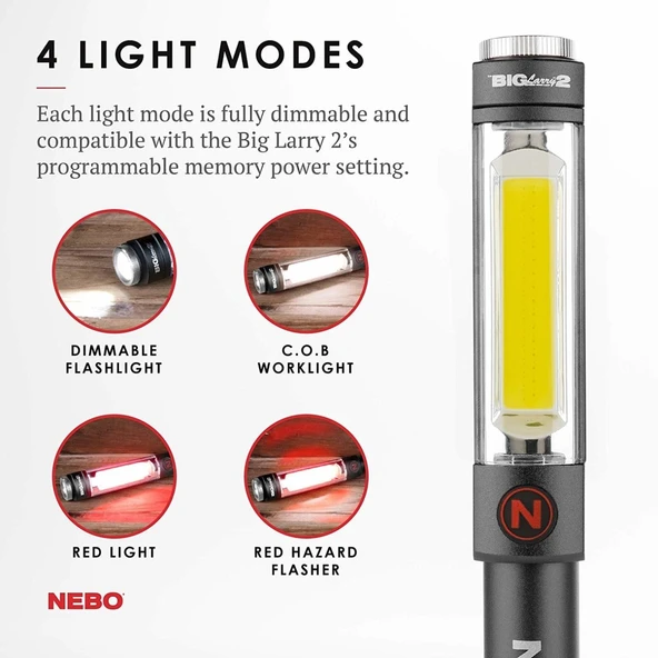 NEBO BigLarry 2 Led El Feneri 500 Lümen (NEBO 6737) - 5