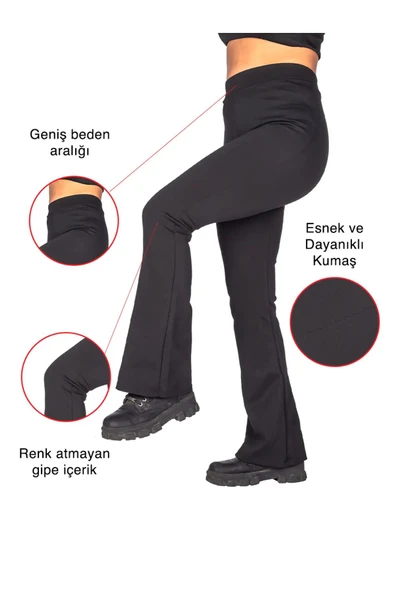 Love Fuchsia Underwear Kadın Yüksek Bel Ispanyol Paça Çelik Interlok Kumaş Toparlayıcı Tayt Pantolon iz yapmaz-