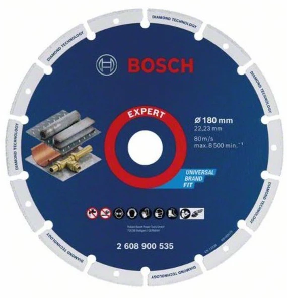 BOSCH Expert 180 mm Elmas Metal Kesme Diski - 9