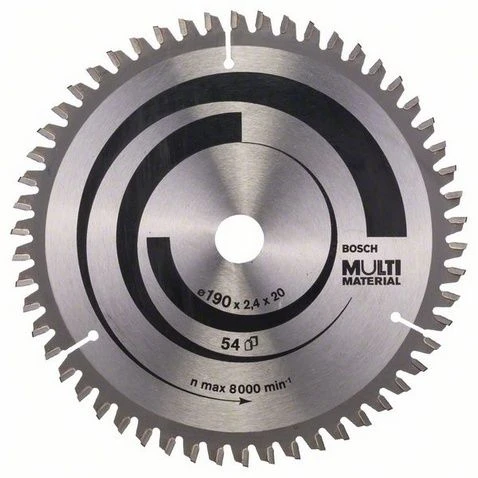 BOSCH Alüminyum İçin 190 mm 54 Diş Daire Testere Bıçağı - 3