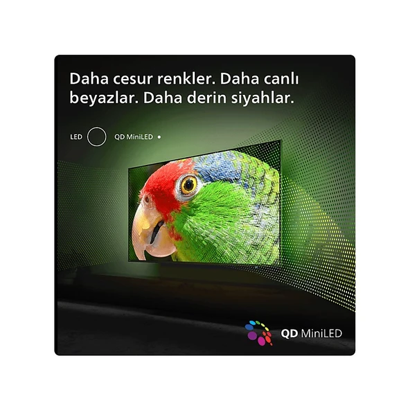 Philips  Phılıps The Xtra 65PML9009/12 65'' 164 Ekran Uydu Alıcılı 4K Ultra HD Mini Ambilight LED TV - 2