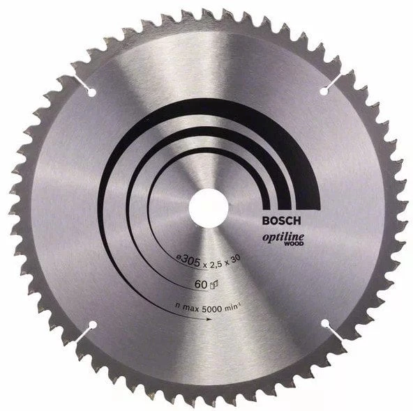 BOSCH Optiline Wood 305 mm 60 Diş Ahşap Daire Testere Bıçağı - 3