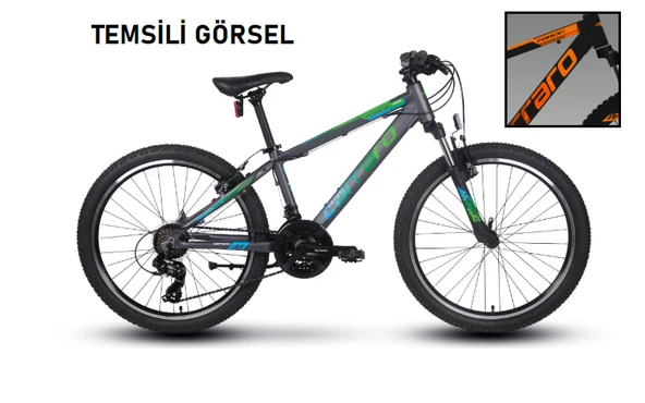 24J CARRARO FORCE 400 DAĞ BİSİKLETİ - ANTRASİT TURUNCU