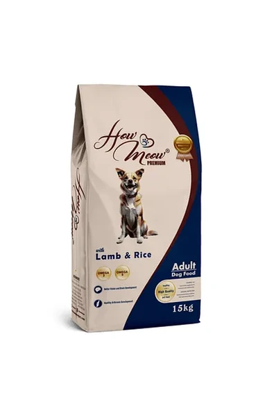 How Meow Yetişkin Köpek Maması Kuzu&Pirinç 15 kg