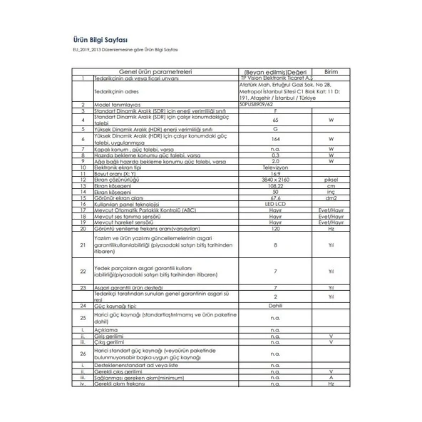 Philips 55PUS8909/62 55" 139 Ekran Uydu Alıcılı 4K Ultra HD Smart LED TV - 5