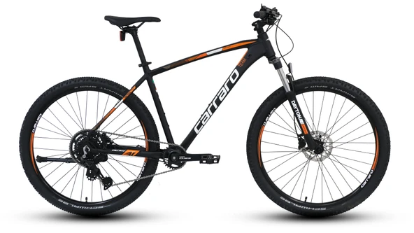 27.5J CARRARO DAYTONA 709 DAĞ BİSİKLETİ - MAT SİYAH TURUNCU - 44 KADRO
