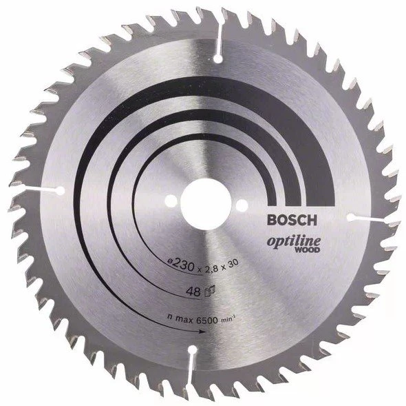 BOSCH Optiline Wood 230 mm 48 Diş Ahşap Daire Testere Bıçağı - 2