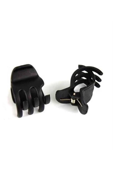 İNCİ AKSESUAR Kırılmaz Mat Renk Orta Boy Mandal Toka 2 Adet (3X3CM) - 1