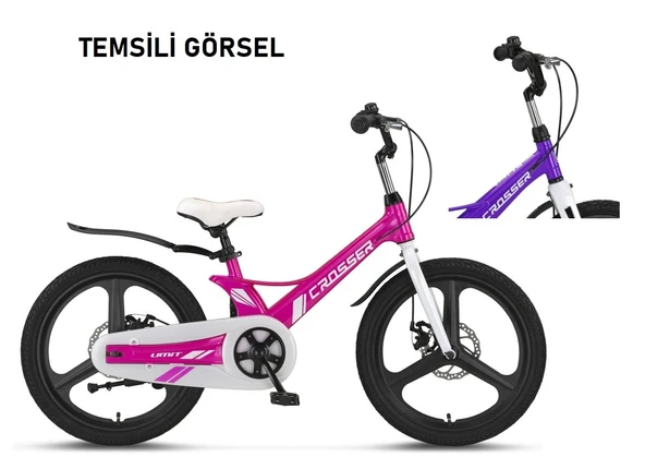 20J ÜMİT CROSSER -D KIZ ÇOCUK BİSİKLETİ - MOR BEYAZ