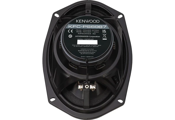 Kenwood KFC-PS6987 Oval 4 yollu Performans Standart Serisi Hoparlör 670W Maksimum 140W RMS - 4