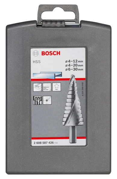 BOSCH 4-30 mm HSS Kademeli Matkap Ucu Seti (2608587426) - 4