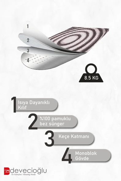 Devecioğlu MM127  PowerBoard Ütü Masası - 6