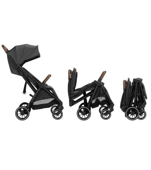 Bebeconfort Mane Tek Elle Katlanılabilen İkiz Bebek Arabası Mineral Graphite - 9