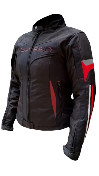 Xspeed Hera 4 Mevsimlik Korumalı Kadın Motosiklet Montu Yeni Sezon Kırmızı - 2