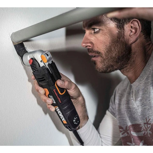 WORX WA4960 Çok Amaçlı Raspalama Makinası İçin 35x40mm Ahşap, PVC Universal Kesme ve Zımparalama Bıçağı - 6