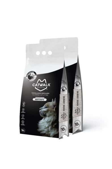 2 X 10 Lt Aktif Karbonlu Bentonit Topaklanan Kedi Kumu