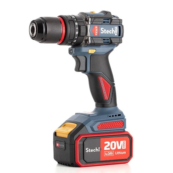 STECH END SX22-2/4.0 AH AKÜLÜ KÖMÜRSÜZ DARBELİ MATKAP