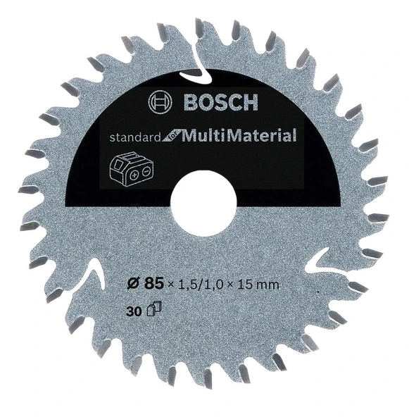 BOSCH 85 mm 30 Diş Multi Material Elmas Daire Testere (Ahşap - Aluminyum için) - Resim 2