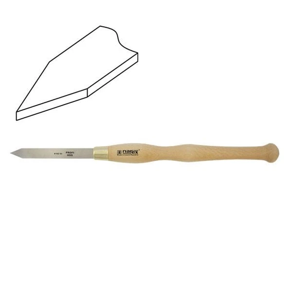 NAREX 818203 Ayırma Ağız Ahşap Torna Bıçağı 18x150 mm - 10