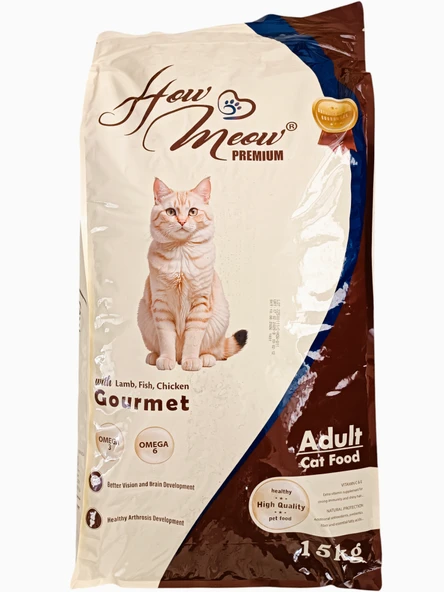 How Meow Gurme Yetişkin Kedi Maması 15 kg