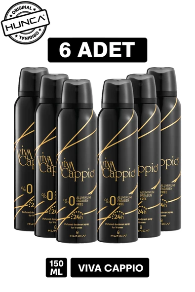 Viva Cappio Deodorant Classic 150 ml 6 Adet