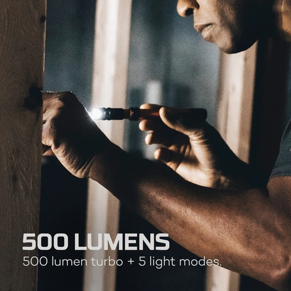 NEBO Master PL 500 Şarjlı Fener 500 Lümen (POC.1002.G) - 3