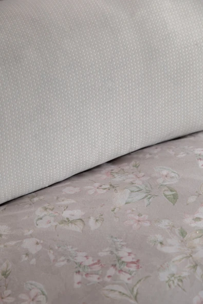 ÇİFT KİŞİLİK ELEGANCE SATEN NEVRESIM TAK.FRANNY BEIGE  - NEVRESIM - 2