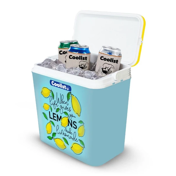 Coolist CLB24LM 24 Litre Limon Desenli Buzluk + 2 Adet 400gr. Buz Kaseti - Resim 3