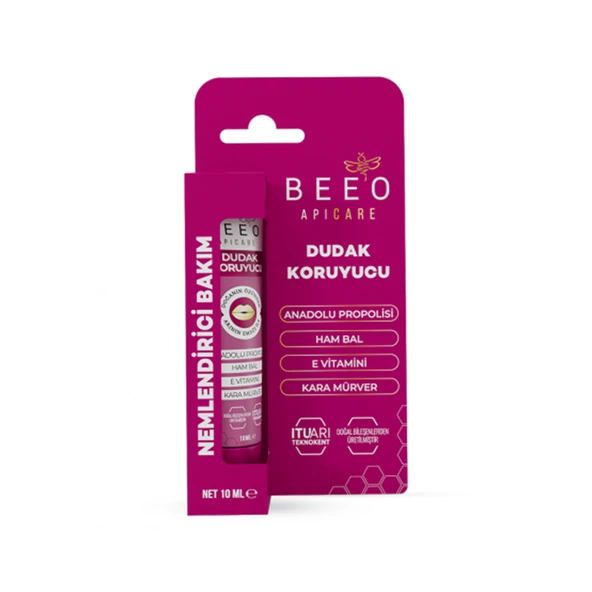 Beeo Dudak Koruyucu Nemlendirici Bakım K.Mürver 10 ml - 1