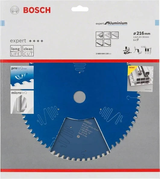 BOSCH Expert for Aluminyum 216x30x2,6 mm 64 Diş Aluminyum Elmas Daire Testere - 2
