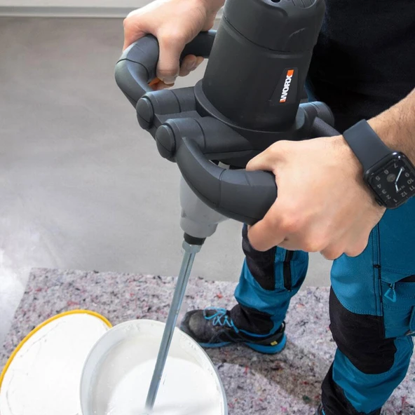 WORX WX598 1600Watt 160MM Profesyonel 2 Vitesli Devir Ayarlı Karıştırıcı - 5