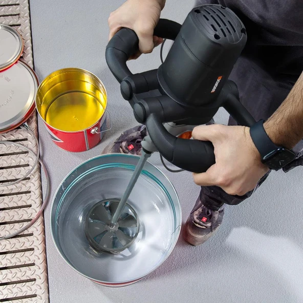 WORX WX598 1600Watt 160MM Profesyonel 2 Vitesli Devir Ayarlı Karıştırıcı - 3