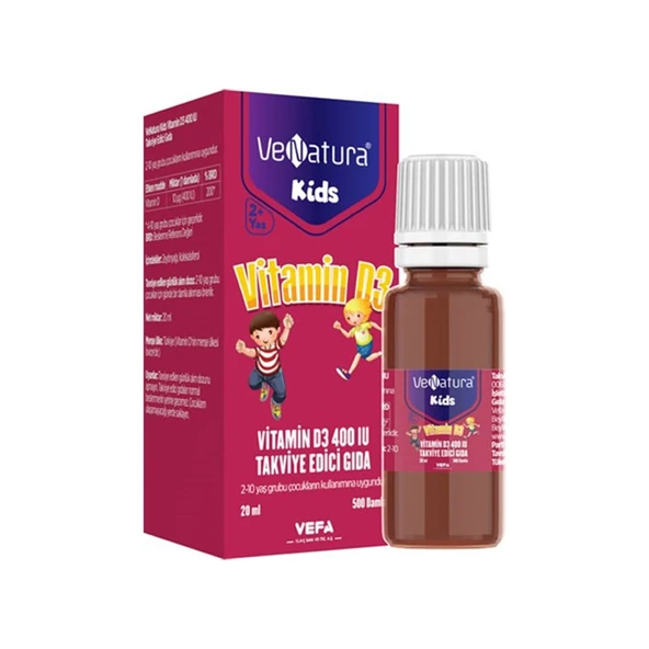 Venatura Kids Vitamin D3 400 IU 20 ml