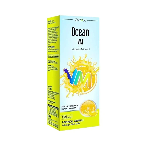 Ocean Vitamin Mineral Şurup 150 ml ürün görseli
