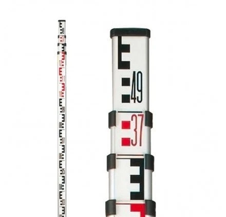 LEICA CLR 102 Alüminyum Teleskopik Mira 5 Metre - Nivolar için - 2