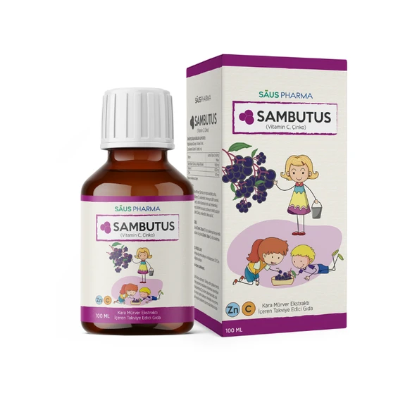 Sambutus Vitamin C+Çinko 100 ml Şurup ürün görseli