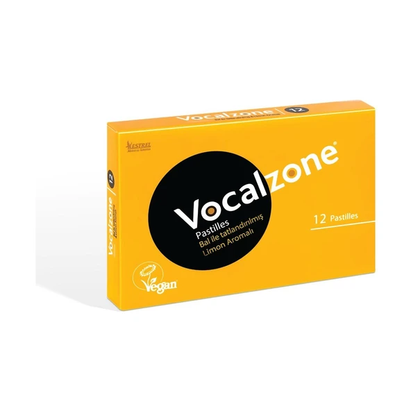 Vocalzone Ballı Limonlu Pastil 12 Adet ürün görseli