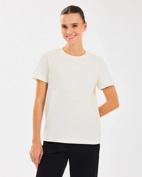 Skechers S2510029-102 W Essential Crewneck Kadın Spor Tişört